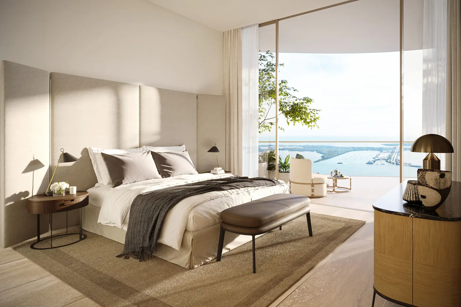 The Residences at 1428 Brickell &mdash; Dormitorio principal