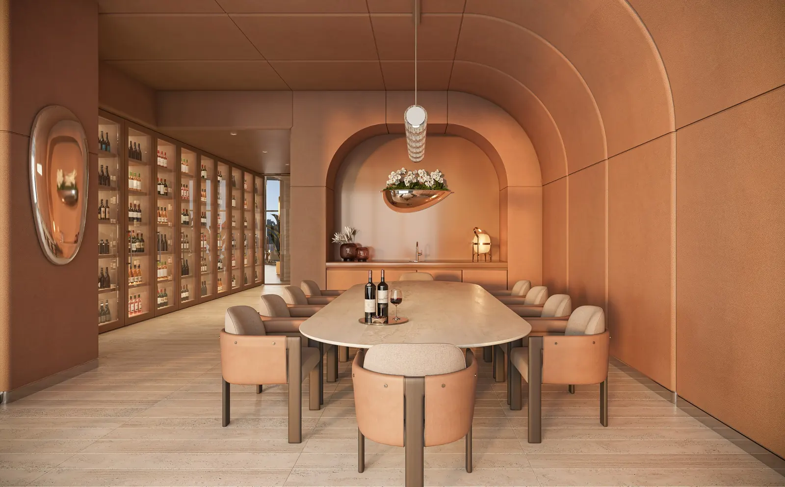 619 Brickell by Nobu · Foster + Partners &mdash; Wine room