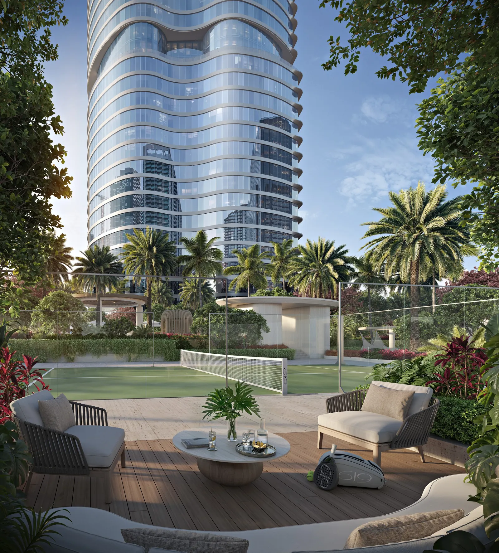 619 Brickell by Nobu · Foster + Partners &mdash; Padel