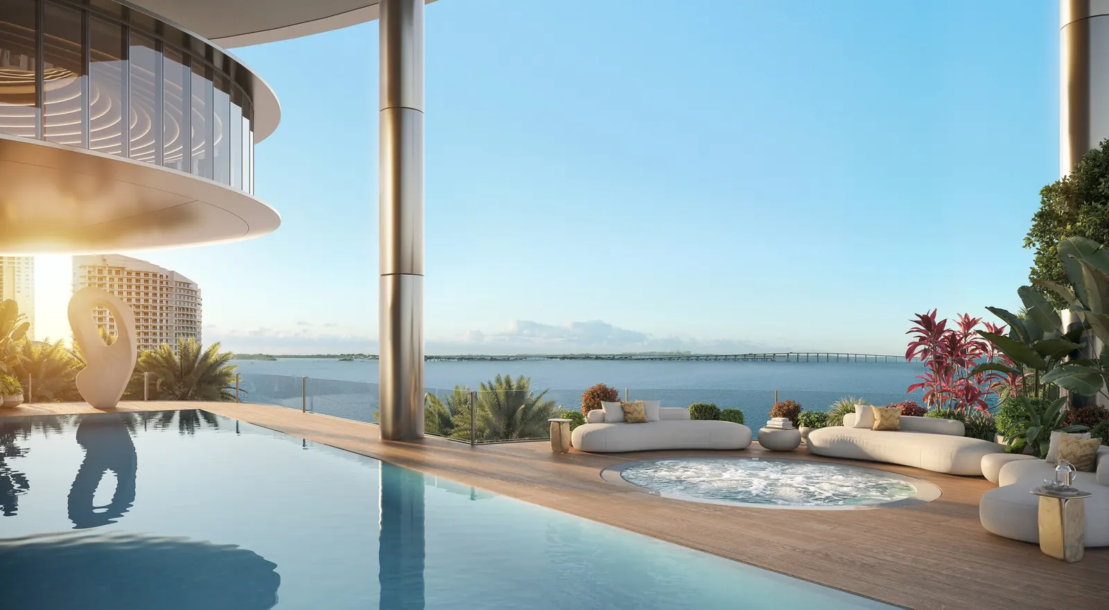 619 Brickell by Nobu · Foster + Partners &mdash; Lap pool
