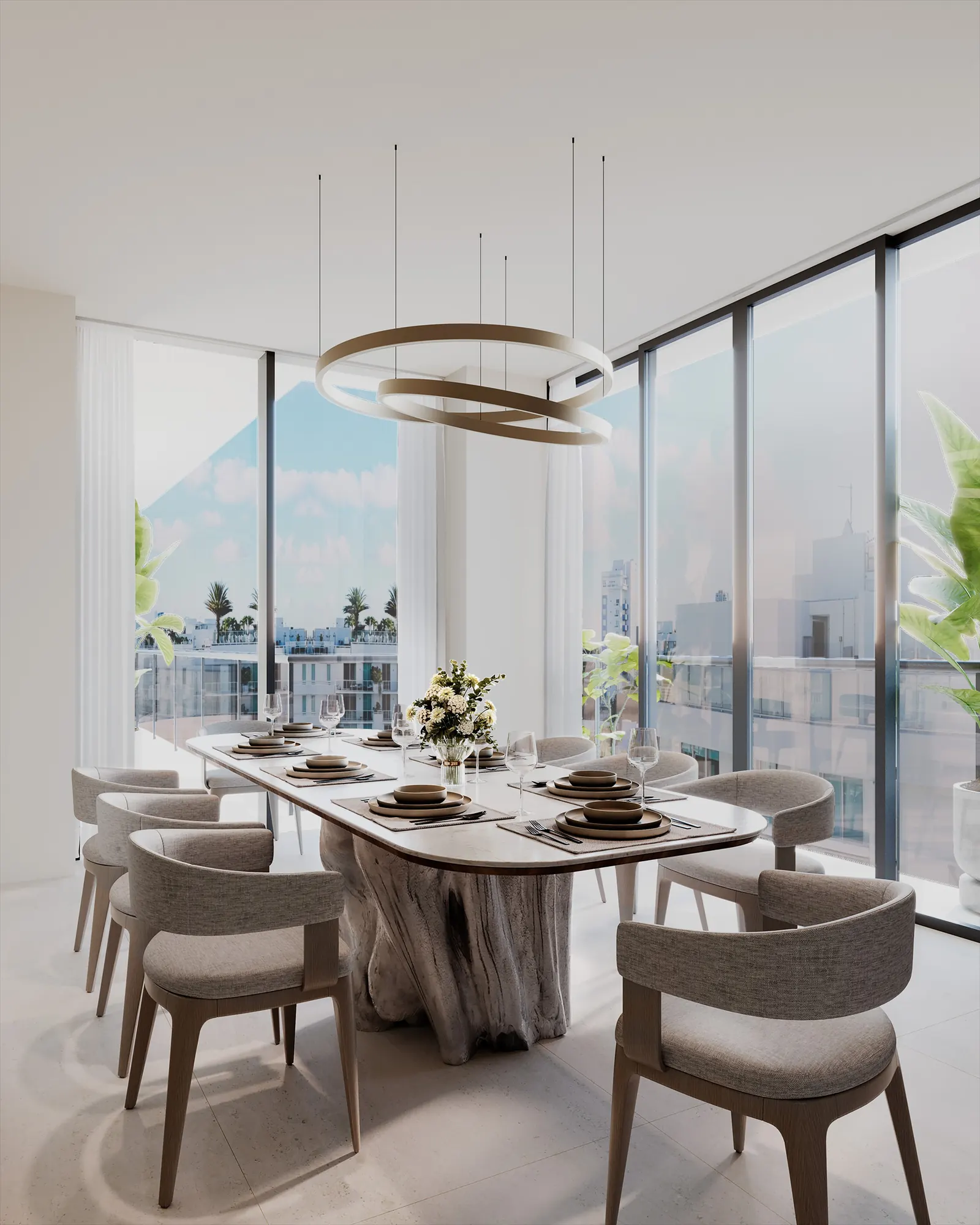 Alma & Mila Bay Harbor &mdash; Penthouse dining · Alma