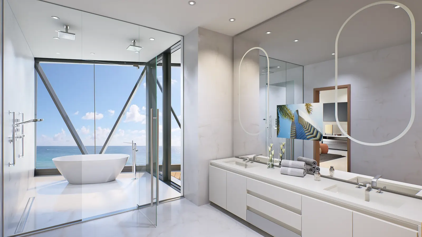 Bentley Residences Miami &mdash; Baño principal