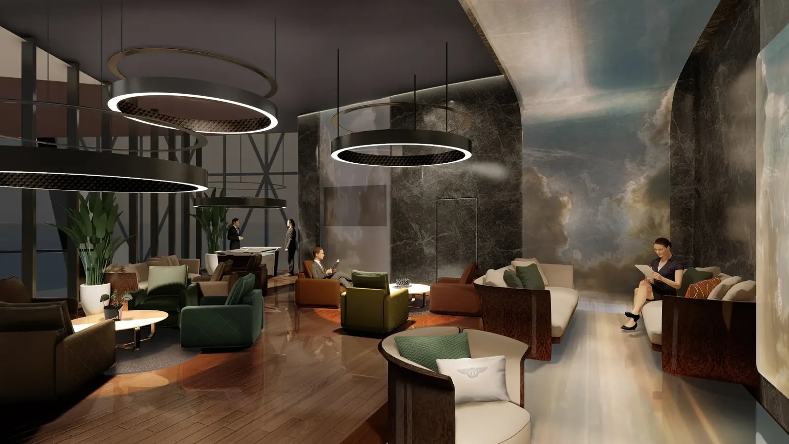 Bentley Residences Miami &mdash; Cigar lounge