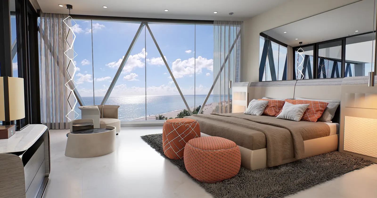 Bentley Residences Miami &mdash; Dormitorio principal