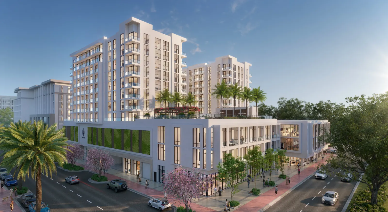 Fachada de Cassia en Coral Gables