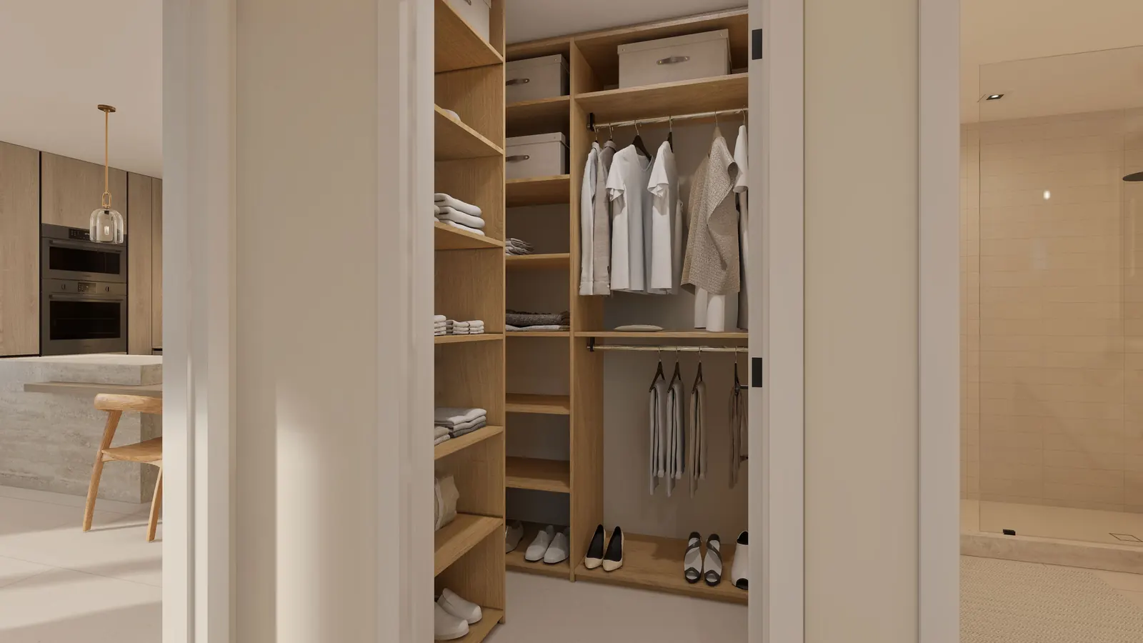 Vestidor del dormitorio principal
