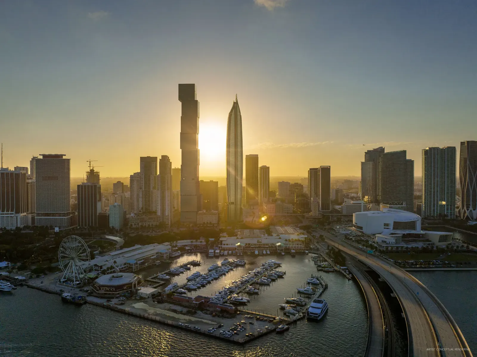 Delano Downtown Miami exterior rendering