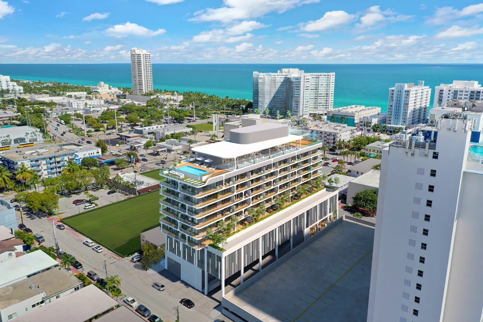 Ella Miami Beach vista al oc&eacute;ano