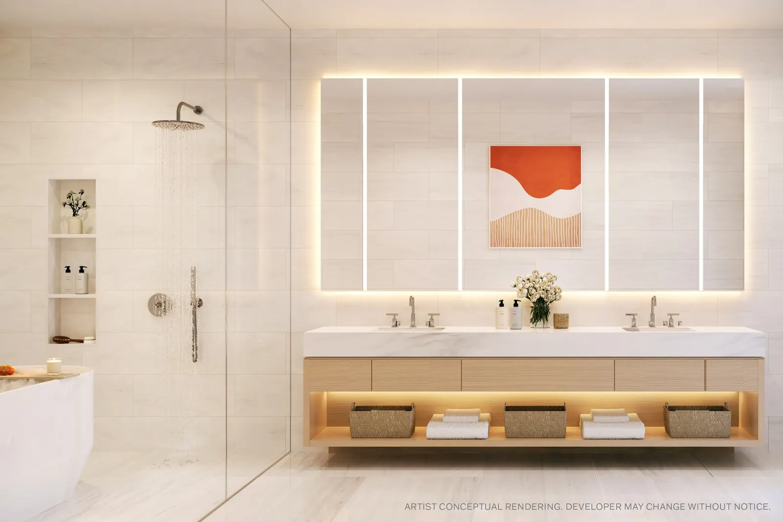 JEM Private Residences &mdash; Primary bathroom