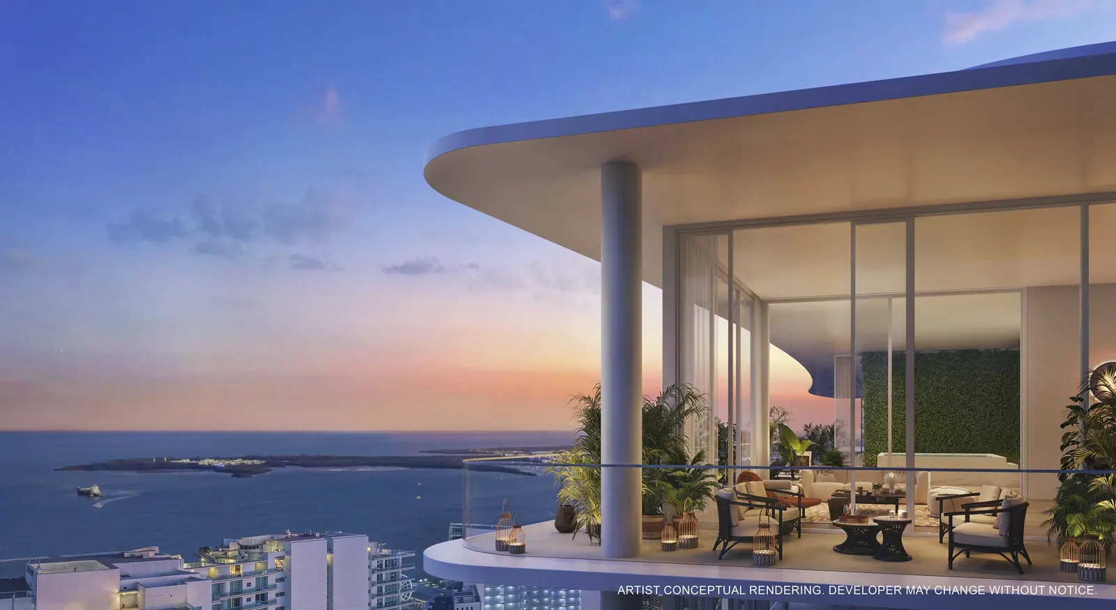 JEM Private Residences &mdash; Sky Villa terrace