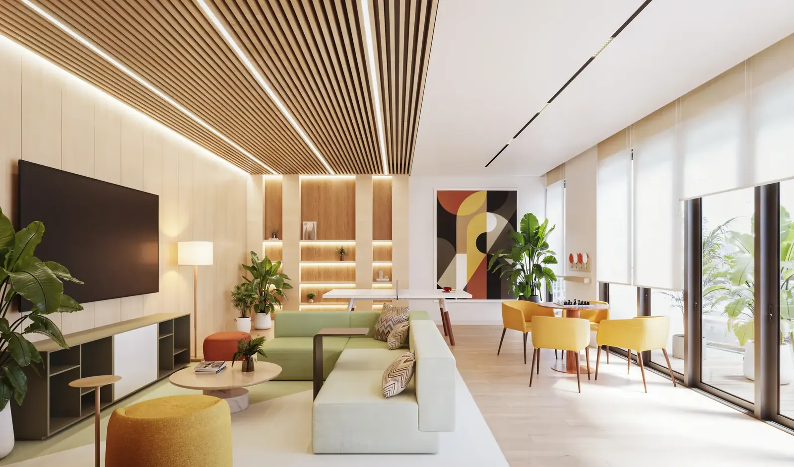 LEV at Aventura &mdash; Residents lounge