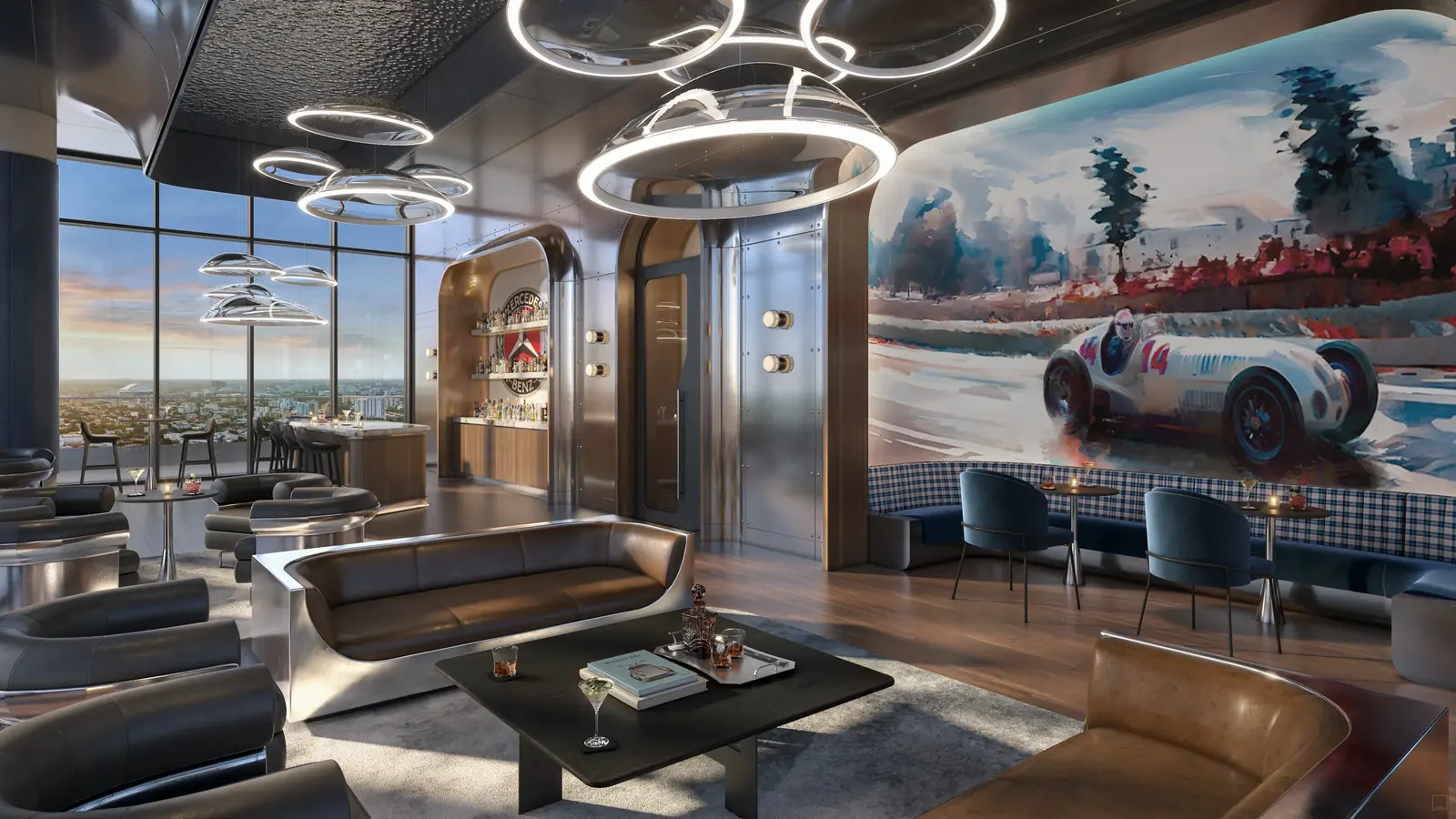 Mercedes-Benz Places Miami &mdash; Silver Arrow Lounge
