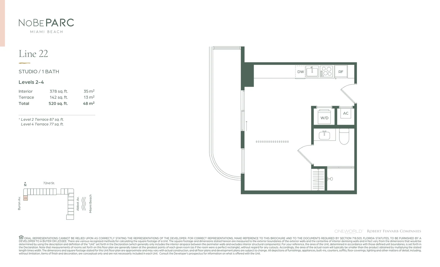 Estudio – plano NoBe Parc
