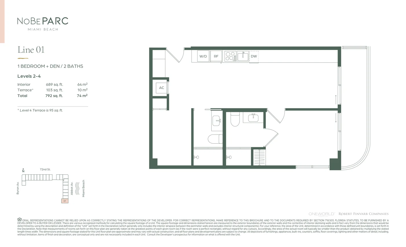 Junior 1 Dorm. – plano NoBe Parc