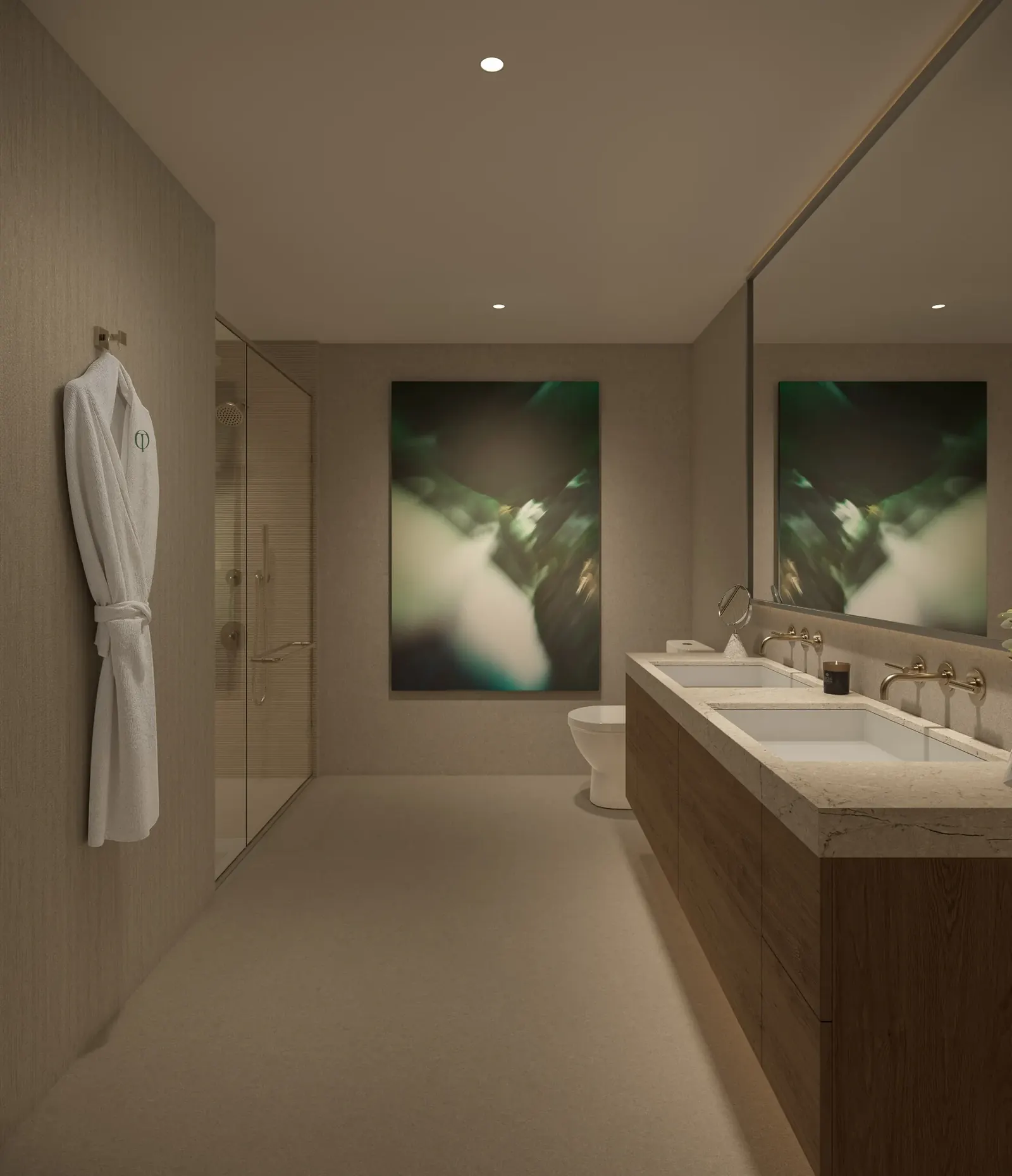 Baño con grifería Waterworks