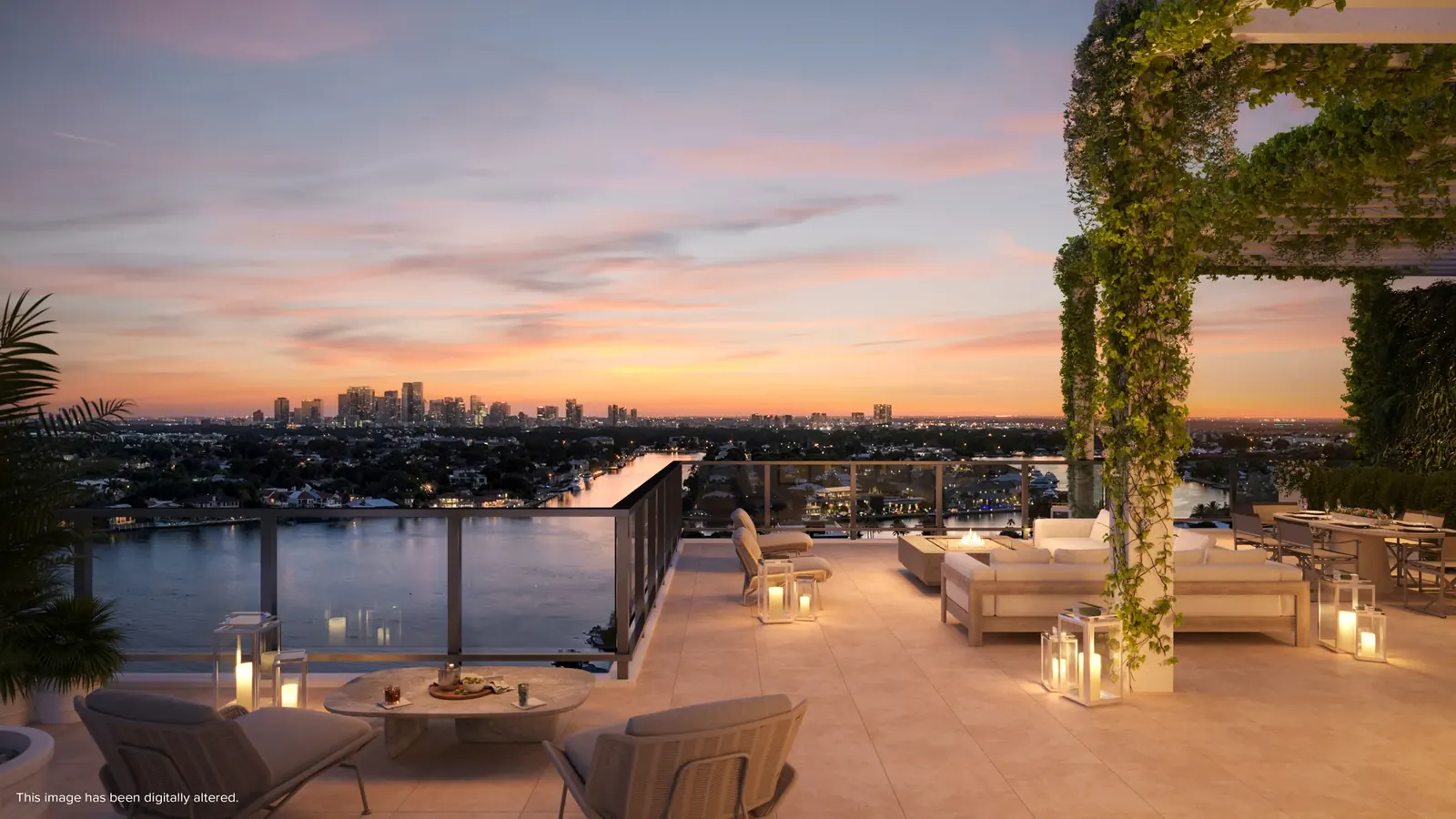 Terraza del penthouse