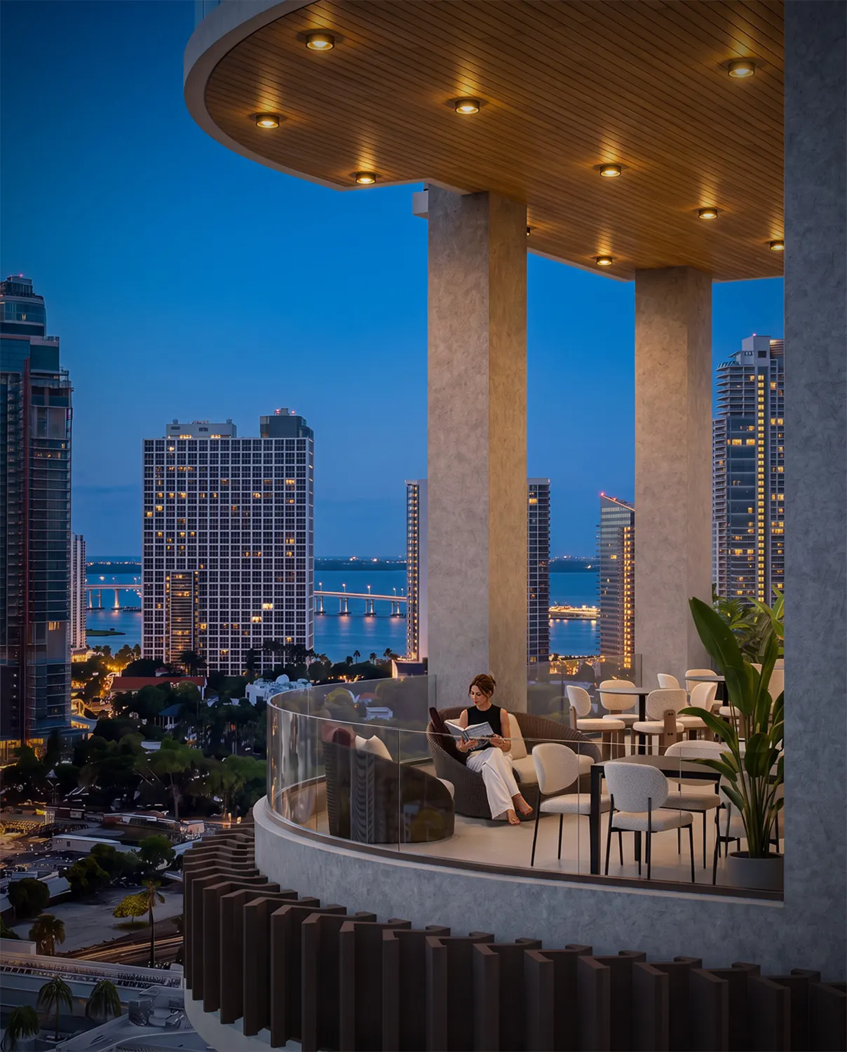 Terraza del nivel 8