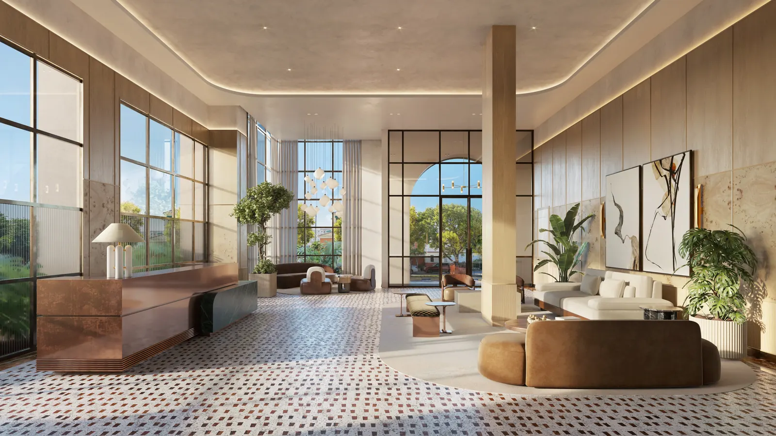 Seventeen Gables — Lobby