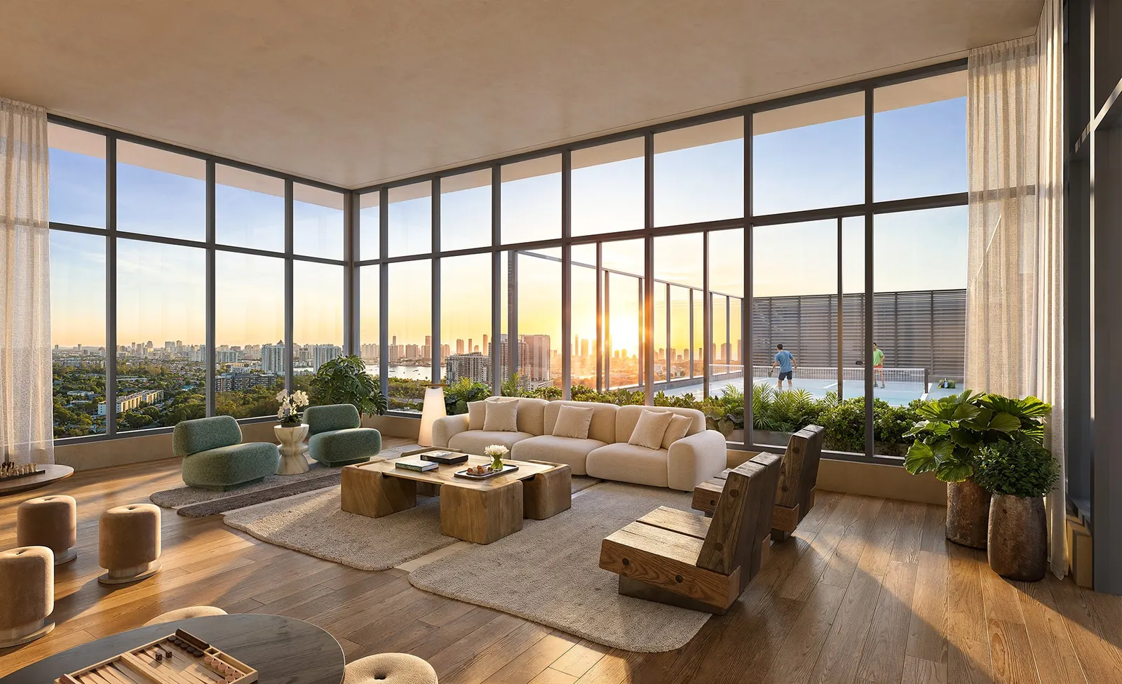 The William Residences &mdash; Lounge de pickleball