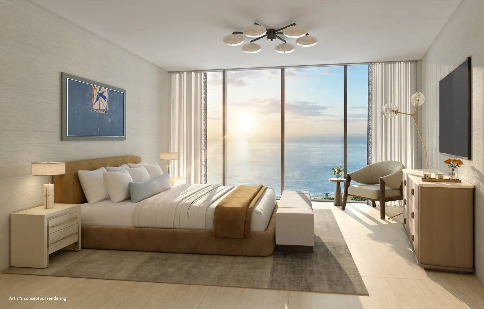 W Pompano Beach Hotel & Residences &mdash; Primary bedroom