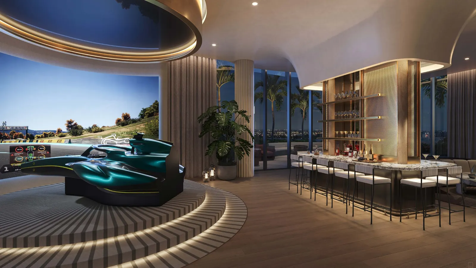 W Pompano Beach Hotel & Residences &mdash; F1 simulator